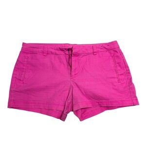 a.n.a Pink Bermuda Shorts Casual Cotton Blend